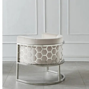 Fauteuil ALVEOLES velours anthracite