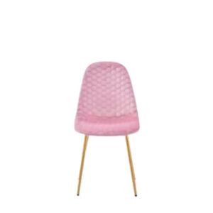 Lot de chaises Scandinaves ABEILLE Gold velours