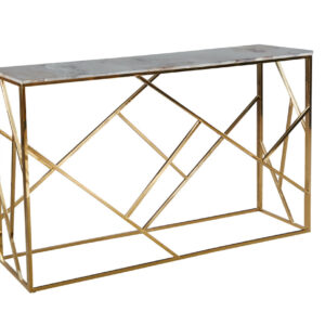 Console GEOMAG Gold Verre 120x40x78 cm
