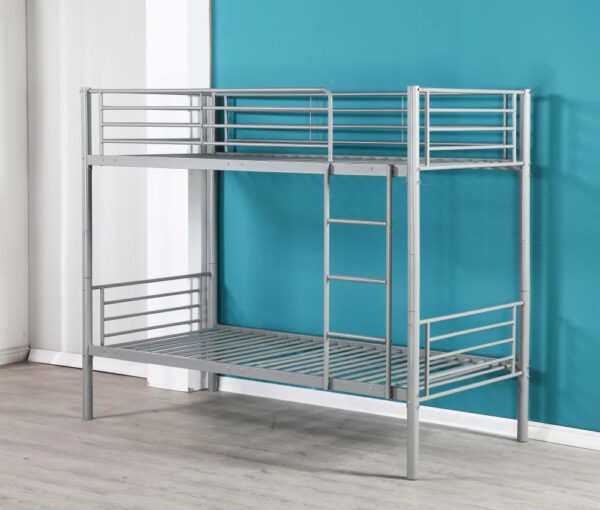 Pack : Lit superposé + Matelas compris Séparable métal LUNA 1+1 90x190 cm sommier inclus