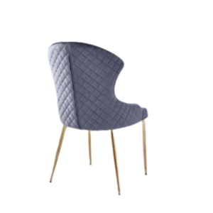 CHAISE HILTON GOLD VELOURS ANTHRACITE