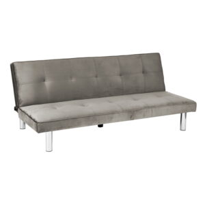 BANQUETTE CONVERTIBLE CLIC CLAC CHROME TAUPE