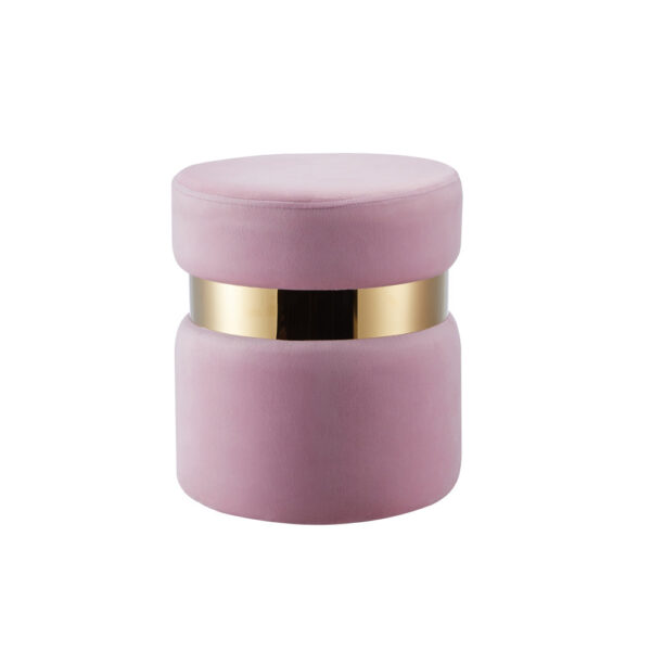Lot de 2 poufs CHIC en velours