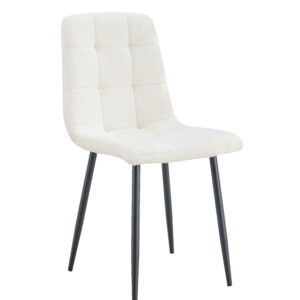 CHAISE ELISA PIED METAL NOIR DOUDOU