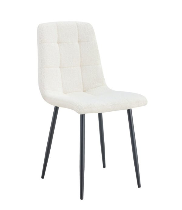 CHAISE ELISA PIED METAL NOIR DOUDOU