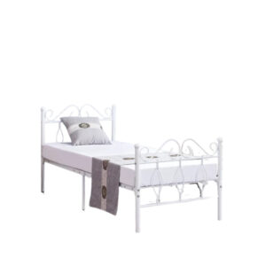 Lit 1 place JULIE 90x190 cm en Métal sommier inclus
