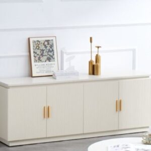 MEUBLE TV BAIETA BLANC 160X40X60CM