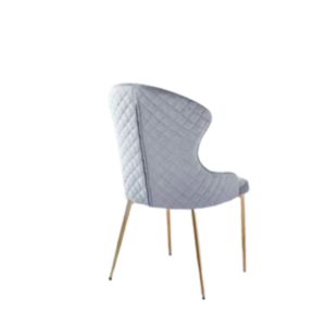 CHAISE HILTON GOLD VELOURS GRIS