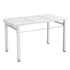 TABLE REPAS JOIE BLANC 120x70x75cm