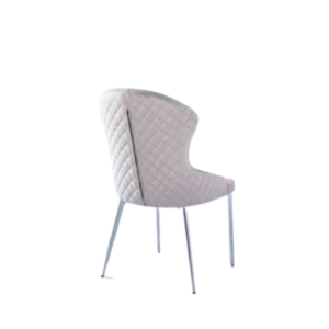 CHAISE HILTON CHROME VELOURS MOKA