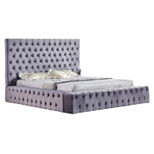 Cadre de Lit 2 places 140x190 cm ROYAL velours