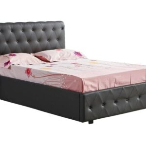 Lit 2 places 160x200 cm COCTO simili cuir sommier inclus