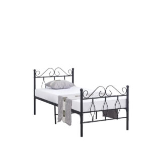 Lit 1 place JULIE 90x190 cm en Métal sommier inclus