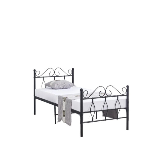 Lit 1 place JULIE 90x190 cm en Métal sommier inclus