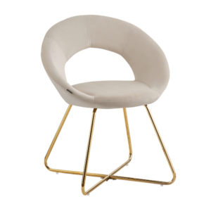 Lot de 4 Chaises BUBBLE Gold velours