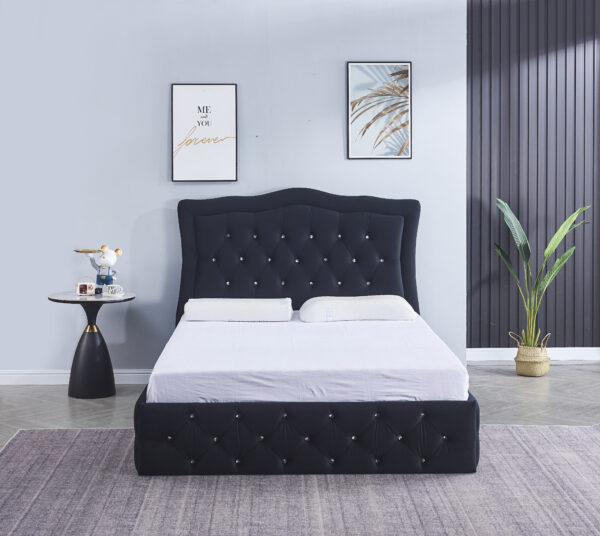 CADRE DE LIT TREND NOIR 160 cm