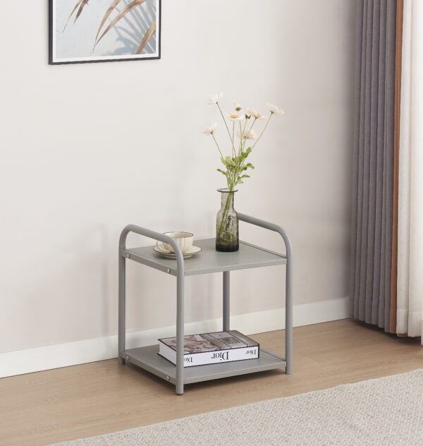 CHEVET ASTRA GRIS EPOXY 42X39X46CM