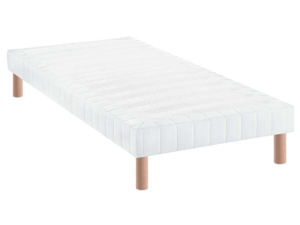 SOMMIER TAPISSIER 80x200 cm + PIEDS OFFERTS