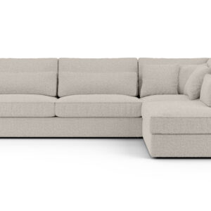 CANAPE LE BRISTOLA ANGLE DROIT DOUDOU BOUCLE  315X230cm