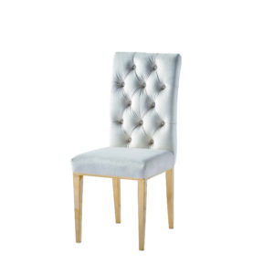 CHAISE NEW NEVADA CAPITONNEE GOLD ECRU