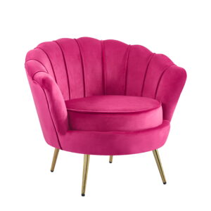 FAUTEUIL NYMPHEA GOLD FUSHIA