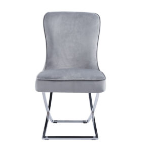 CHAISE JOSEPHINE CHROME ANTHRACITE