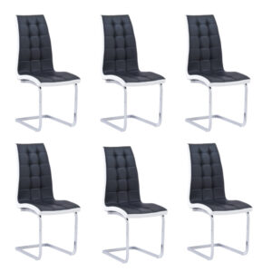 Lot de Chaises BELLA simili cuir