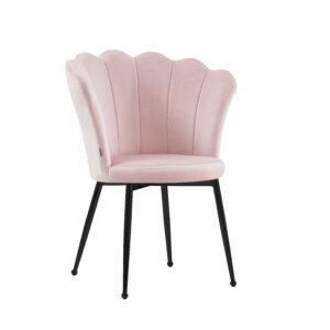 CHAISE NYMPHEA METAL NOIR