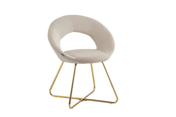 Lot de 4 Chaises BUBBLE Gold velours