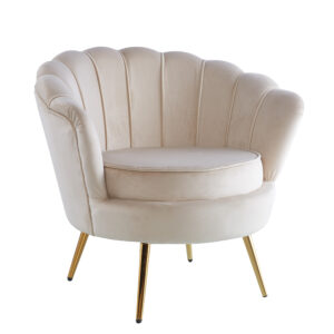 FAUTEUIL NYMPHEA GOLD MOKA