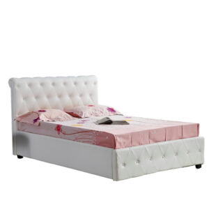 Lit 2 places 140x190 cm COCTO simili cuir sommier inclus
