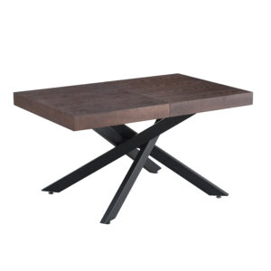 TABLE EXTENSIBLE A RALLONGE BALNI EN NOYER 140/220