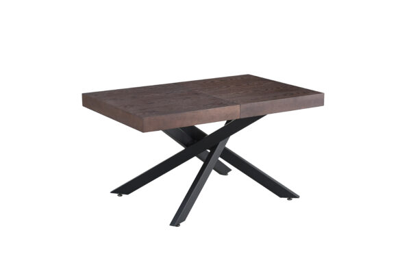 TABLE EXTENSIBLE A RALLONGE BALNI EN NOYER 140/220
