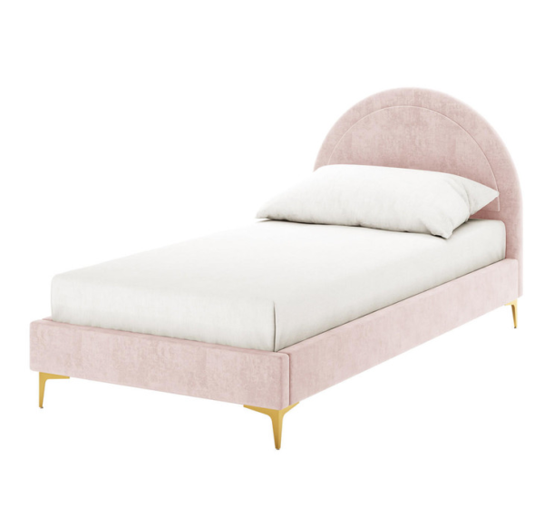 LIT ENFANT BOUDOIR ROSE 90x190cm