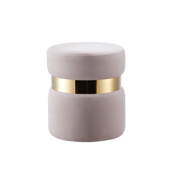 Lot de 2 poufs CHIC en velours