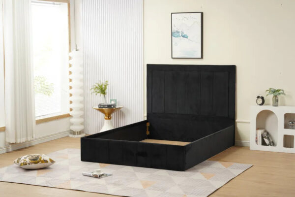 Cadre de lit POLO velours 160x200cm