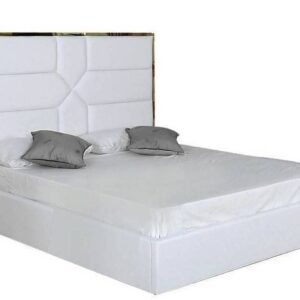 Lit 2 places 140x190 cm GOLD MARK similicuir avec sommier intégré