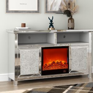 MEUBLE TV CHEMINEE ETINCELLE 146x40x85cm