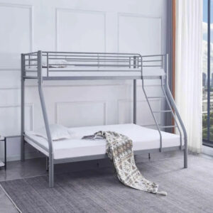 Pack Lit superposé 3 places + Matelas compris 2+1 métal COSTO sommier inclus
