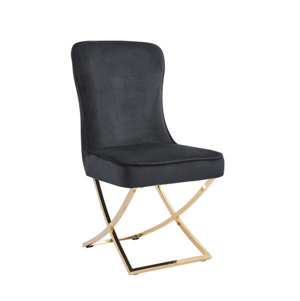 CHAISE JOSEPHINE GOLD NOIR