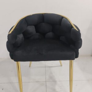 CHAISE BALLON GOLD NOIR