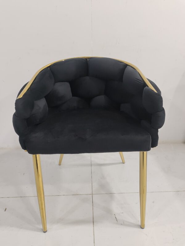 CHAISE BALLON GOLD NOIR