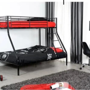 Pack Lit superposé 3 places + Matelas compris 2+1 métal COSTO sommier inclus