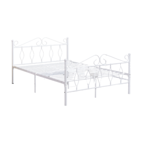 Lit 2 places JULIE 160x200 cm métal sommier inclus