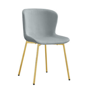 Lot de chaises ELEN gold velours