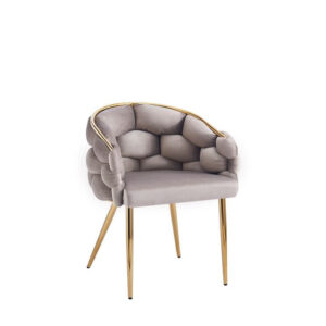 Lot de chaises BALLON pieds Gold