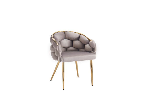 Lot de chaises BALLON pieds Gold