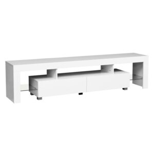 MEUBLE TV ECLIPSE BLANC 180x35x38 cm