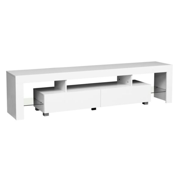 MEUBLE TV ECLIPSE BLANC 180x35x38 cm