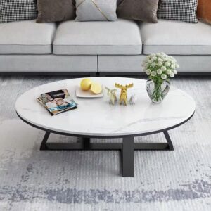 TABLE BASSE GAMMA GOLD MARBRE BLANC 120x60x45 cm